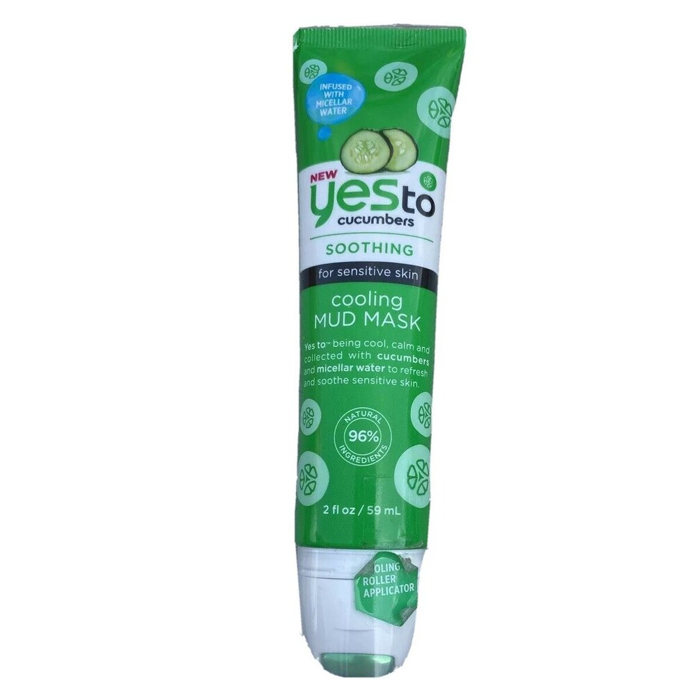 Yes To Cucumbers Cooling Mud Mask 2 Ounce Sensitive Skin New